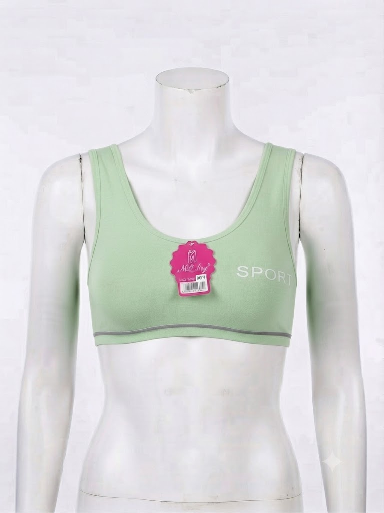 Biddies Style Sports Bra for Teenagers – Soft Cotton Blend,--My Store-My Store