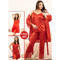 Silk 5pc Night Suit