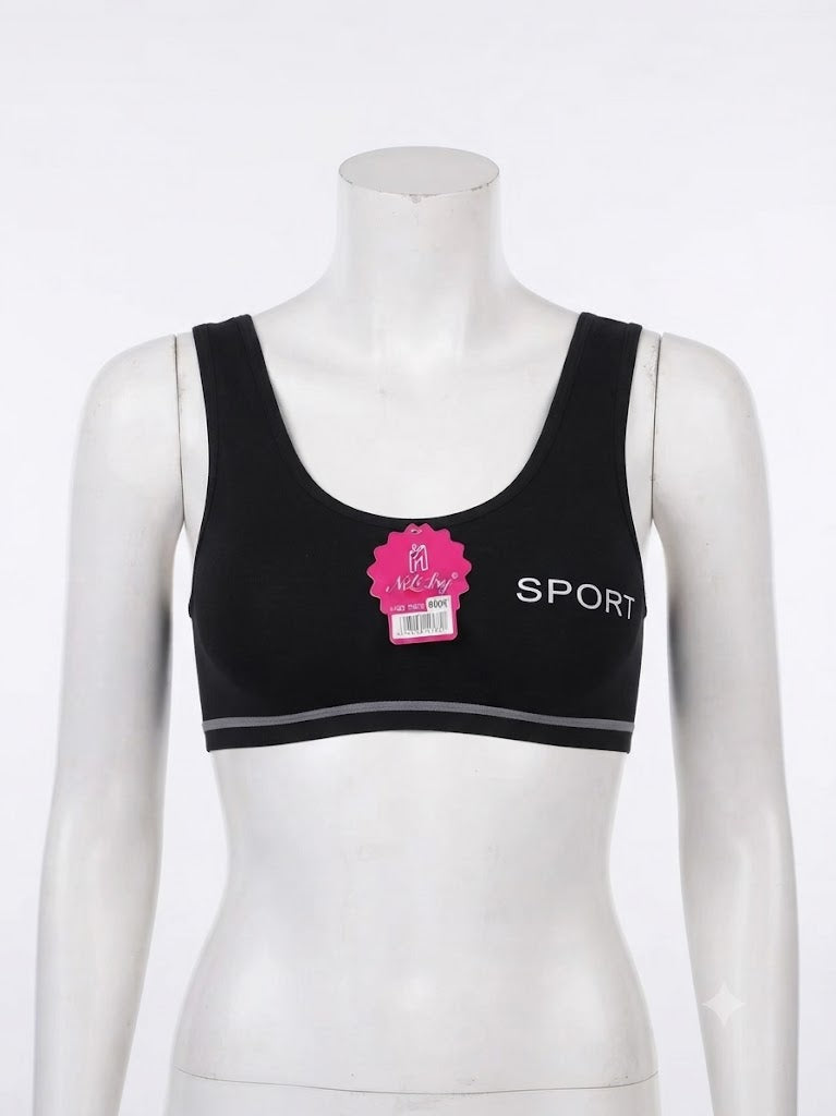 Biddies Style Sports Bra for Teenagers – Soft Cotton Blend,--My Store-My Store