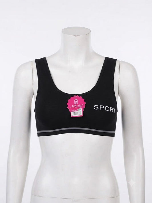 Biddies Style Sports Bra for Teenagers – Soft Cotton Blend,--My Store-My Store