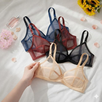 Transparent Net Bra ( Pack of Four)--My Store-My Store