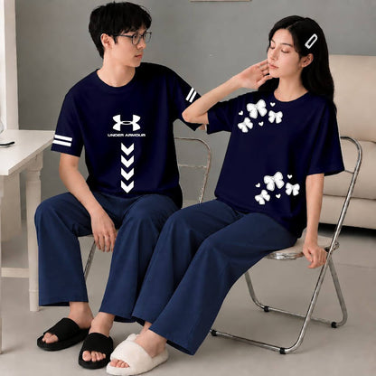 Couple Jersey Customized Night Suit--My Store-My Store