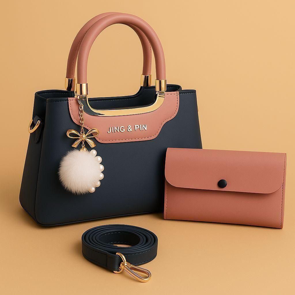 TBM JING & PIN Premium 3-Piece Handbag & Wallet Set--My Store-My Store