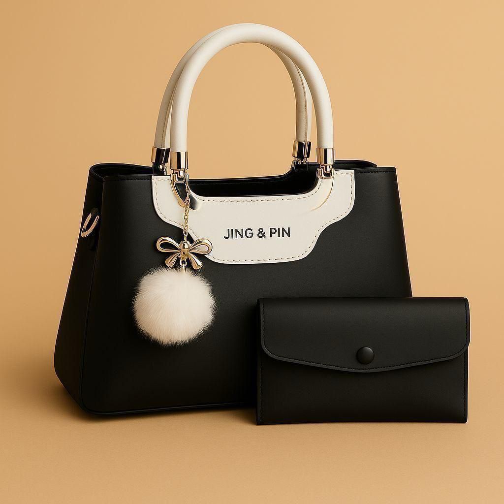 TBM JING & PIN Premium 3-Piece Handbag & Wallet Set--My Store-My Store