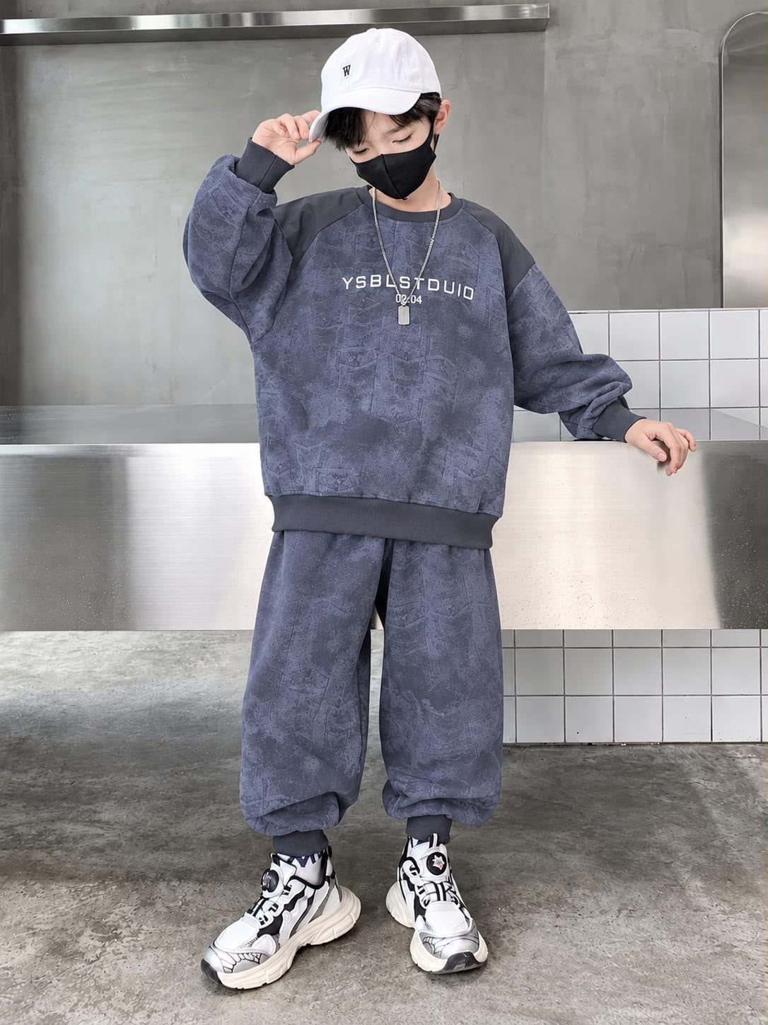 Boys Oversized Printed Tracksuit SaholatMall.pk – Women’s Fashion & Lingerie Online in Pakistan