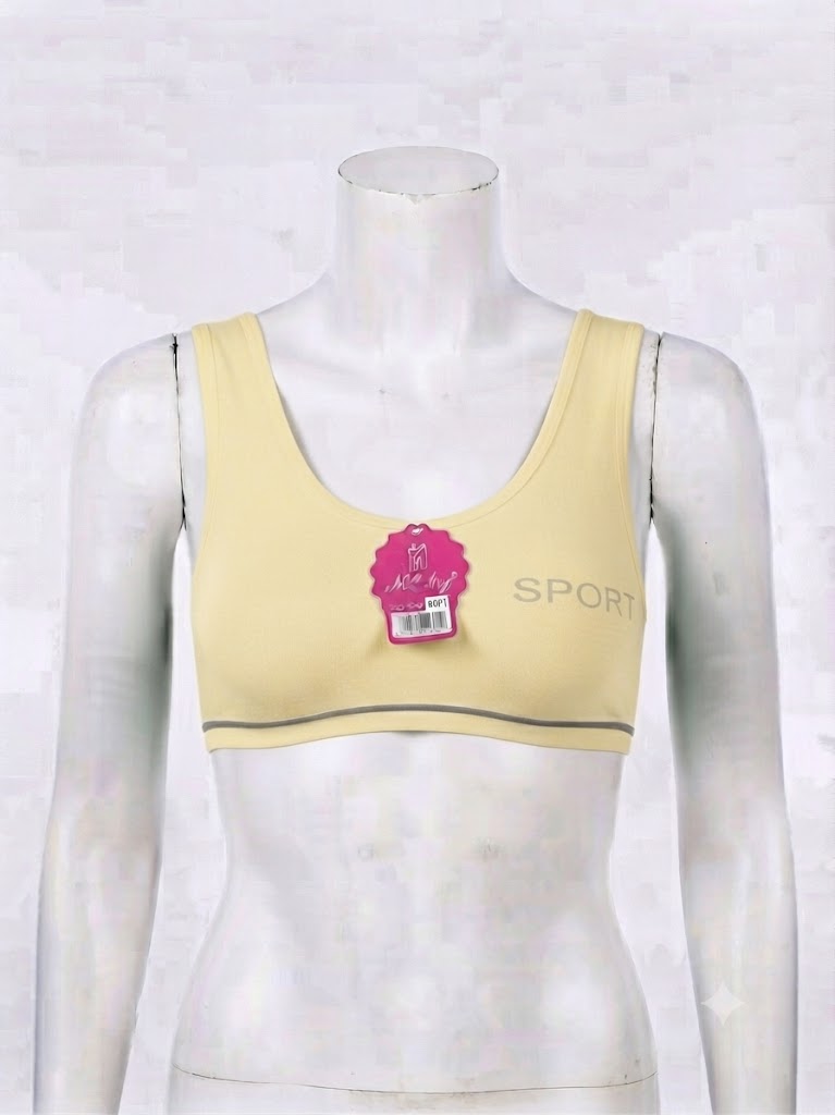 Biddies Style Sports Bra for Teenagers – Soft Cotton Blend,--My Store-My Store