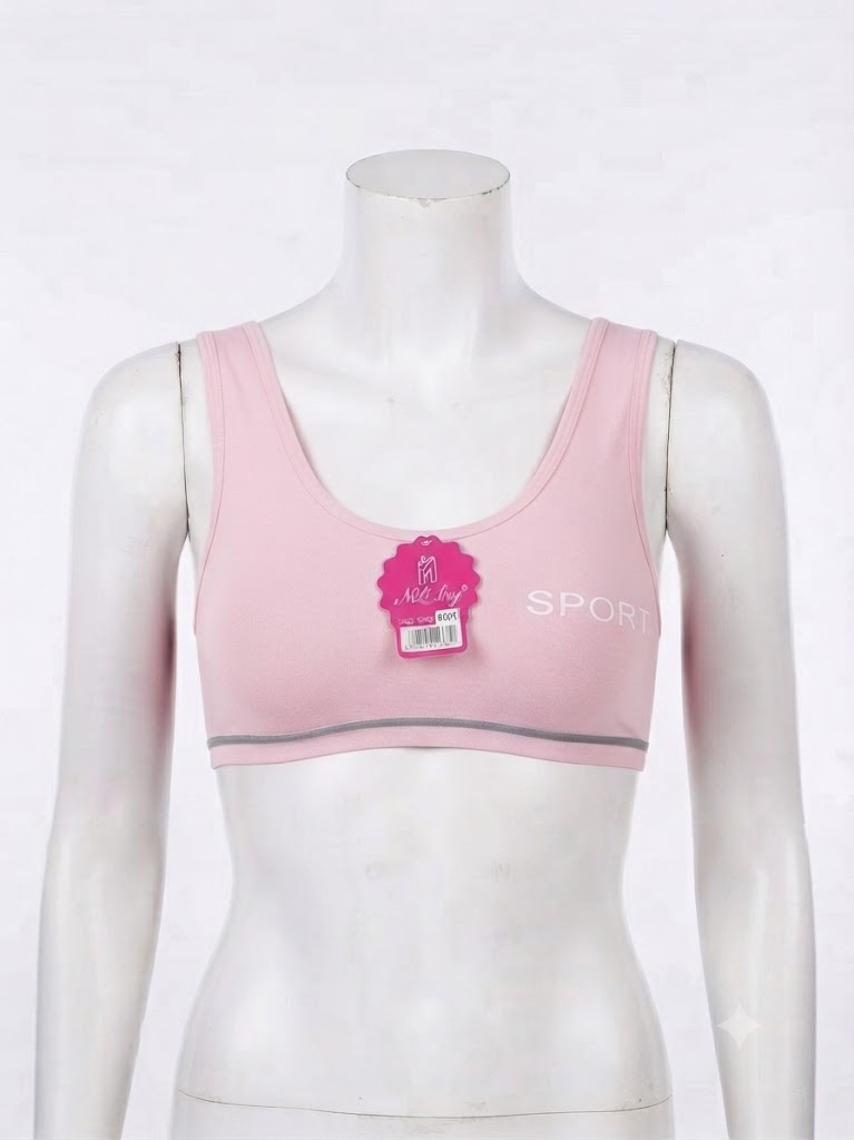 Biddies Style Sports Bra for Teenagers – Soft Cotton Blend,--My Store-My Store