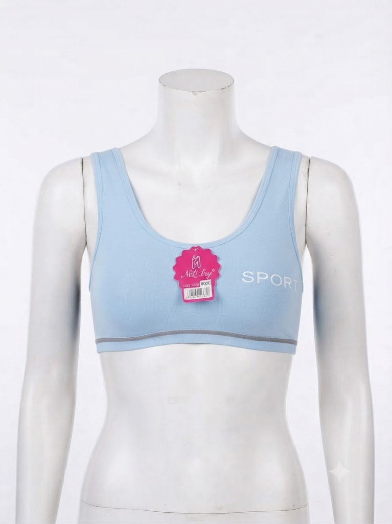 Biddies Style Sports Bra for Teenagers – Soft Cotton Blend,--My Store-My Store