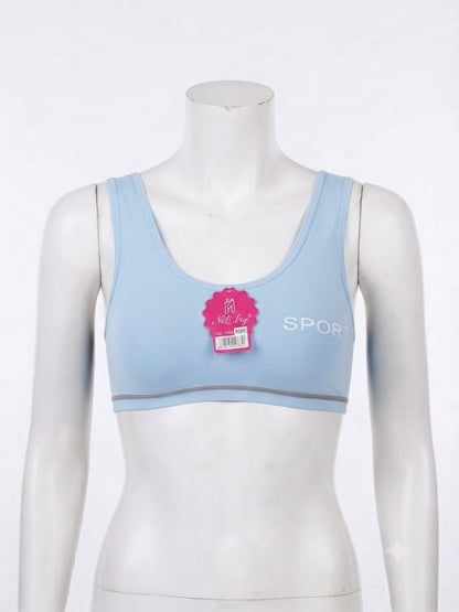 Biddies Style Sports Bra for Teenagers – Soft Cotton Blend,--My Store-My Store