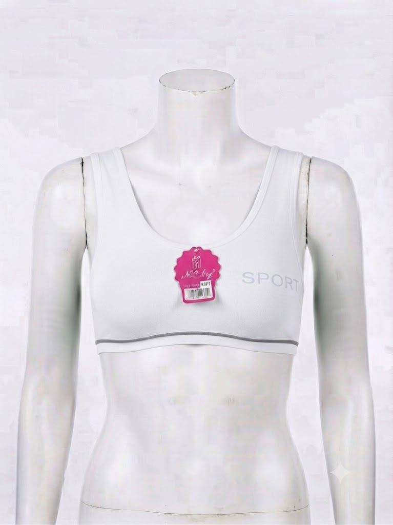 Biddies Style Sports Bra for Teenagers – Soft Cotton Blend,--My Store-My Store