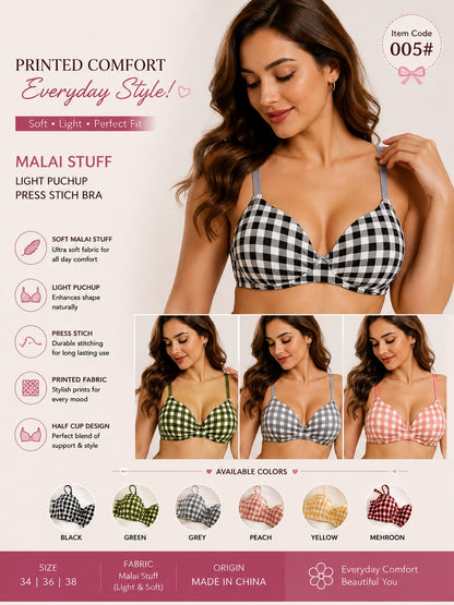 Women's Lightly Padded Bra – Soft Fabric